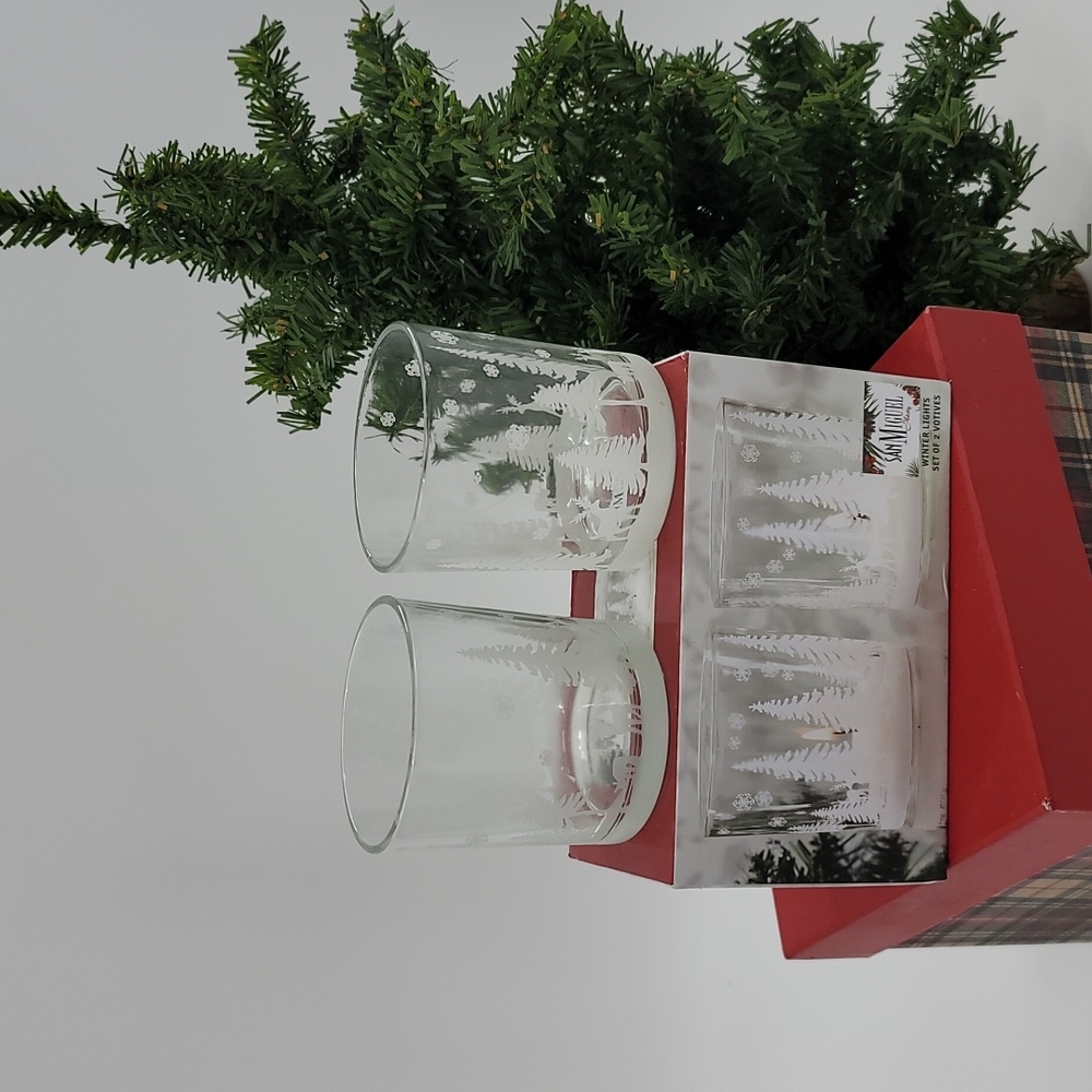 Winter Votive candle holder